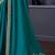 blue embroidered pure chiffon saree