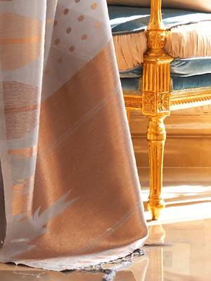 grey woven design zari tissue banarasi saree 4