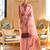 pink woven design zari tissue banarasi saree