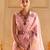 pink woven design zari tissue banarasi saree