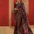 black woven design zari silk cotton saree