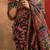 black woven design zari silk cotton saree