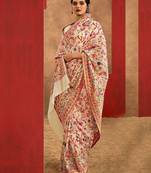 cream woven design zari silk cotton saree