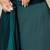 teal sequinned ready to wear saree