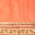 peach bandhani gotta patti pure chiffon saree