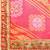 peach bandhani gotta patti pure chiffon saree