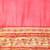 peach bandhani gotta patti pure chiffon saree
