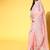 pink ethnic motifs saree with embroidered border