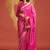 pink striped zari banarasi saree