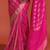 pink striped zari banarasi saree