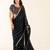 black embellished gotta patti saree