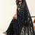 black embellished gotta patti saree