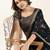 black embellished gotta patti saree