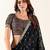 black embellished gotta patti saree