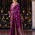 purple ethnic motifs woven design zari banarasi saree