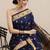 navy_blue navy blue woven design zari silk blend paithani saree