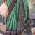 sea_green sea green & blue ethnic motifs woven design silk blend patola saree
