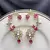 Kundan Red Stone Ear Cuff Earrings, Indian Bridal Jhumka Style Jewelry
