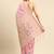 pink woven design zari silk blend paithani saree
