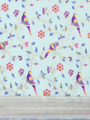 blue ethnic motifs zari silk blend paithani saree 4