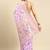 purple woven design zari silk blend paithani saree