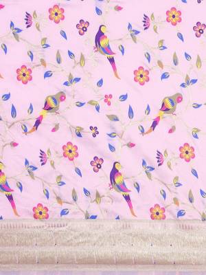 purple woven design zari silk blend paithani saree 4