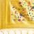yellow ethnic motifs zari silk blend paithani saree