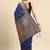 blue ethnic motifs zari silk blend paithani saree