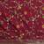 magenta floral zari silk blend paithani saree