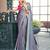 teal teal & magenta striped satin saree