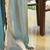 blue beads and stones saree