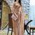 brown beads and stones satin saree