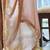 brown beads and stones satin saree