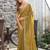 olive embellished beads & stones satin saree