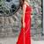rose beads and stones satin saree