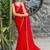 rose beads and stones satin saree