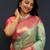 sea_green woven design zari kanjeevaram saree