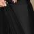 black embellished satin ready to wear saree
