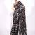 black embellished sequinned saree