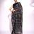 black embellished sequinned saree
