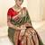 green woven design zari tissue heavy work paithani saree