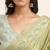 green green embellished organza saree