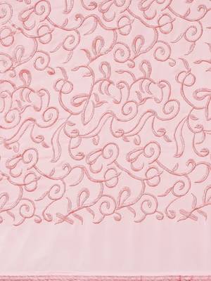 pink pink sequinned & embroidered saree 4
