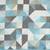 blue blue & black abstract print pure linen celebrity saree