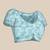 blue blue & black abstract print pure linen celebrity saree