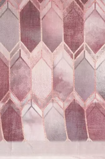 purple purple & grey abstract print pure linen celebrity saree