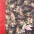black black & cream-coloured floral print pure linen celebrity saree