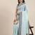 blue blue embellished sequinned saree