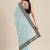blue blue embellished sequinned saree