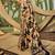 beige geometric printed satin saree
